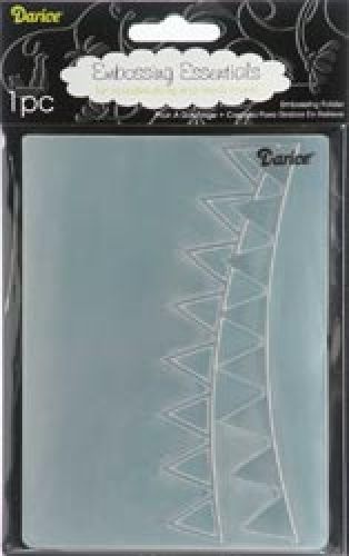 Darice - Embossing Essentials - Embossing Folder - Bunting