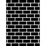Darice - Embossing Essentials - Embossing Folder - Brick Pattern