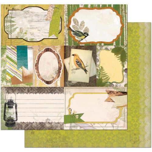 Bo Bunny - Trail Mix Collection - 12" Trail Mix Woodland Picnic