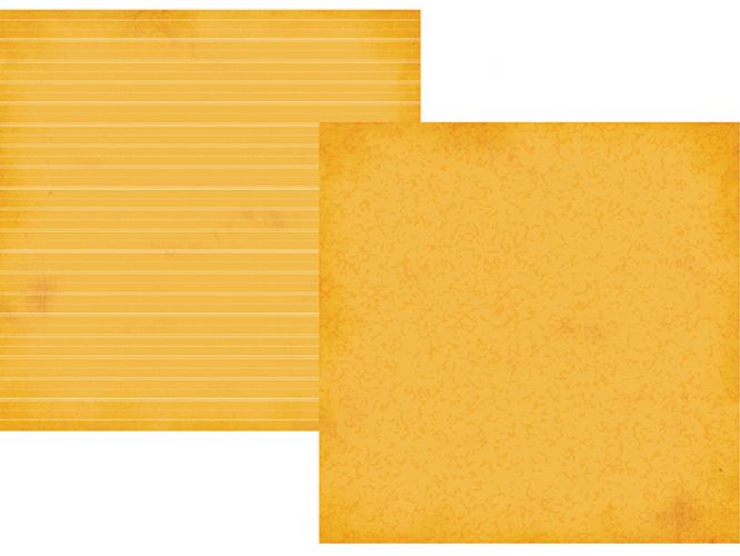 Simple Stories - Smarty Pants - Yellow Composition/Elementary 12x12 Simple Basics