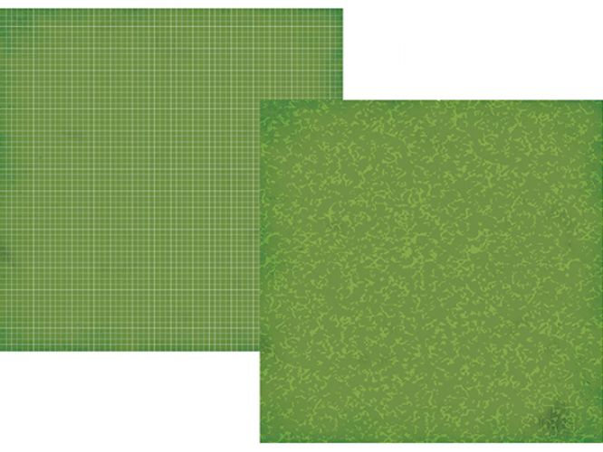 Simple Stories - Smarty Pants - Green Composition/Grid 12x12 Simple Basics