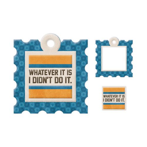 We R Memory Keepers - Embossed Die-Cut Mini Frames - I Didn't Do It