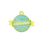 We R Memory Keepers - Feelin' Groovy - Embossed Tag - Celebration