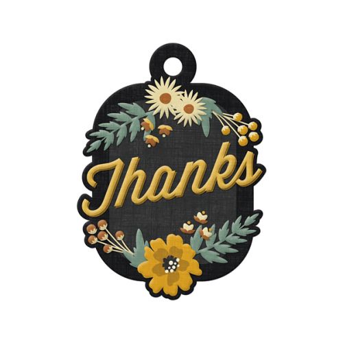 We R Memory Keepers - Harvest Collection - Tags - Thanks