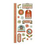 We R Memory Keepers - North Pole Collection - Embossed Sticker