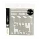 American Crafts - Mini Marks Rubons - Kids Book Two White