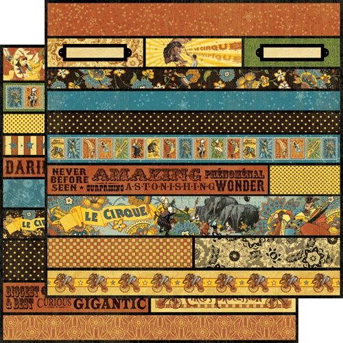 Graphic 45 - Le Cirque Collection - Le Cirque Borders