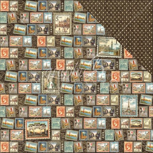 Graphic 45 - Cityscapes Collection - Double-Sided Cardstock 12"X12" - Well Traveled