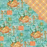 Graphic 45 - Voyage Beneath the Sea Collection - Double-Sided Cardstock 12"X12"- Neptune's Adventure