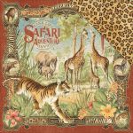 Graphic 45 - Safari Adventure Double-Sided Cardstock 12"X12" - Safari Adventure