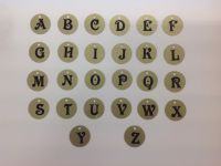 Boyle - Scrappy Bizz - Alpha Tags Gold/Blk Letters