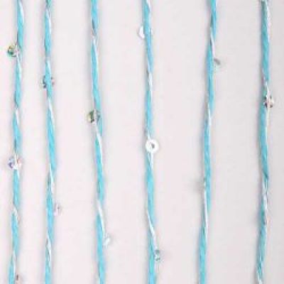 Boyle - Deco Wrap Blue with Silver Sequins