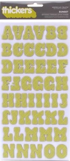 American Crafts - Thickers - Sunset Limeade