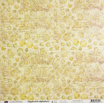 PRIMA MARKETING INC - TIMES CHIPBOARD ALPHA - VINTAGE COFFEE