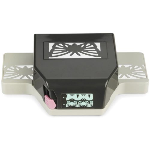 EK Success - Edge Punch 2 In 1 - Striped Butterfly, 1"X2.5"