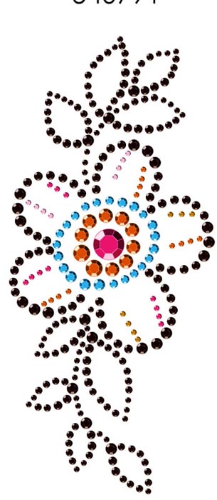 PRIMA MARKETING INC - SAY IT IN CRYSTALS - FLOWER COLORFUL