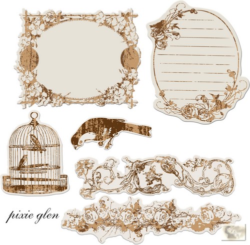 Prima Marketing Inc - Antique Mirror Pixie Glen