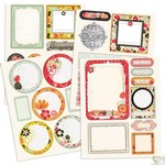 Prima Marketing Inc. Cardboard Sticker Sheet X4 Doodle Deu