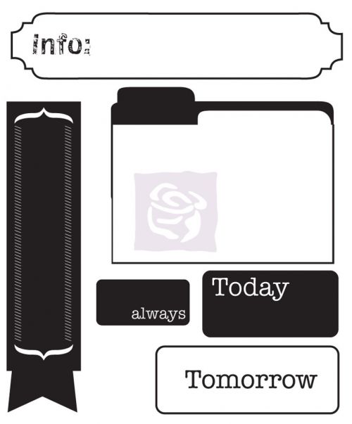 Prima - Engraver -#3 - 2.5"x3" Clear Acrylic Stamp