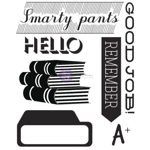 Prima Marketing Inc - School Memories - 2.5"X3" Clear Stamps - #2