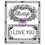 Prima Marketing Inc - Something Blue Collection - Clear Stamps 2.5"X3" - #2 I Love You/Always