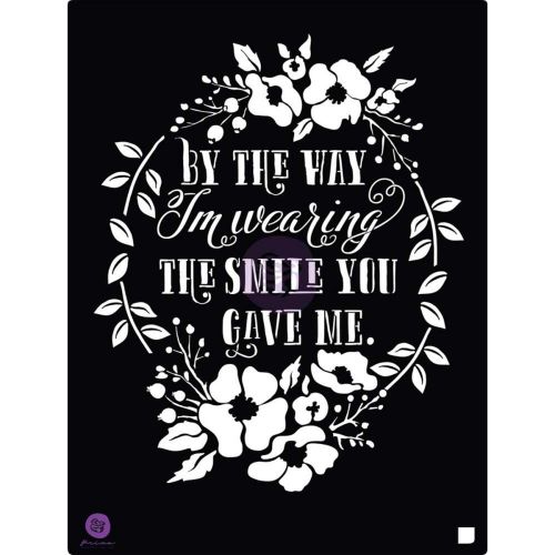 Prima Marketing Inc - Stencil 8"X10" - Smile