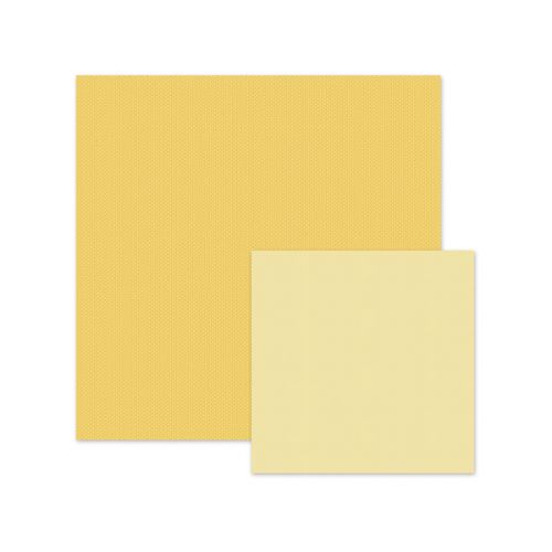 We R Memory Keepers - Simply Spring - Texture Cardstock - Sunshine