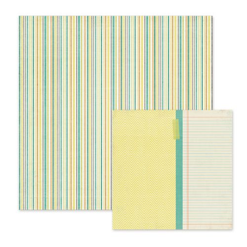 We R Memory Keepers - For the Record - Double Sided Patterned Paper - Take Note