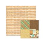 We R Memory Keepers - Happy Campers - Double Sided Patterned Paper - Curly-Q
