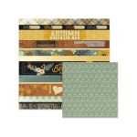 We R Memory Keepers - Harvest Collection - 12x12" Printed Paper - Fall Collage