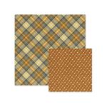 We R Memory Keepers - Harvest Collection - 12x12" Printed Paper - Country Plaid