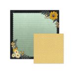 We R Memory Keepers - Harvest Collection - 12x12" Printed Paper - Floral Spray