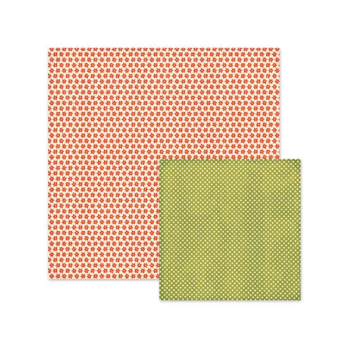 We R Memory Keepers - North Pole Collection - 12x12" Printed Paper - Poinsettia