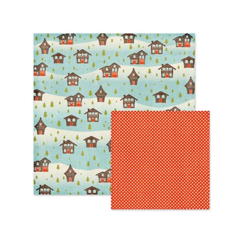 We R Memory Keepers - North Pole Collection - 12x12" Printed Paper - Winter Wonderland