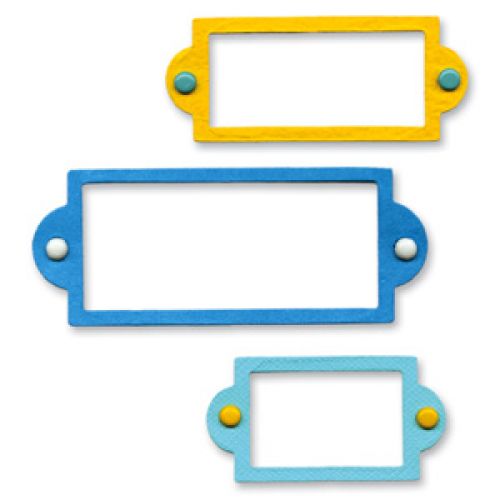 Sizzix Originals Die - Bookplates