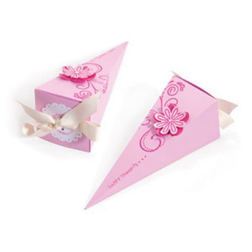 Sizzix - Bigz Pro Die - Box, Long Triangle w/Scallop Circle & Tag