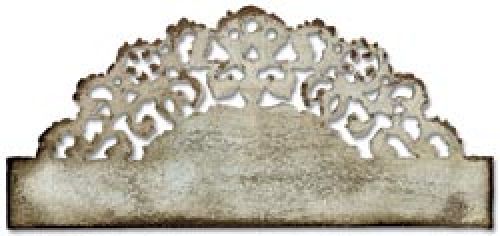 Sizzix - Tim Holtz - Alterations - On The Edge Die - Distressed Doily
