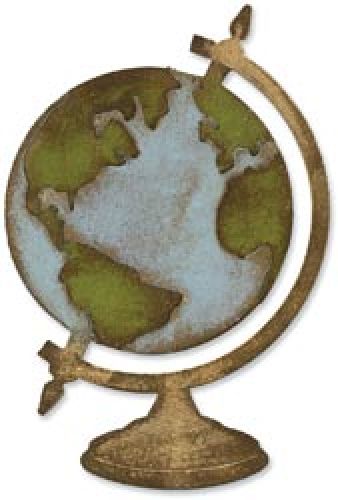 Sizzix - Tim Holtz - Alterations - Bigz Die - Vintage Globe