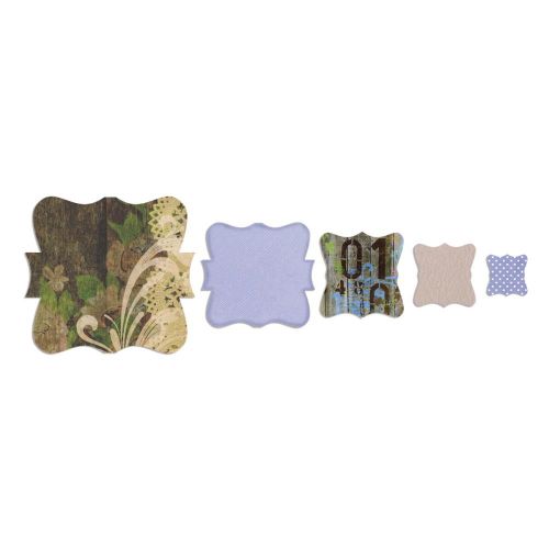 Sizzix - Framelits Die - Labels - 5 Die Set