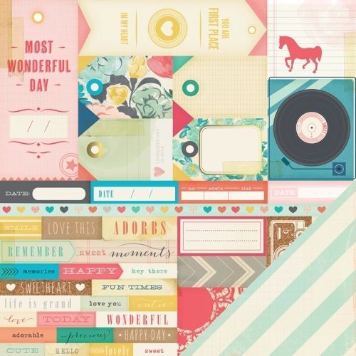 Crate Paper - Maggie Holmes Styleboard - 12 x 12 Inspiration