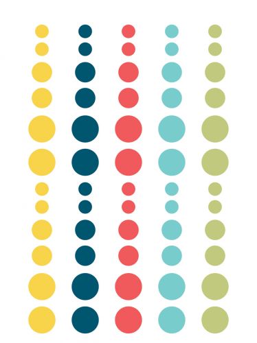 Simple Stories - Life Documented - Enamel Dots