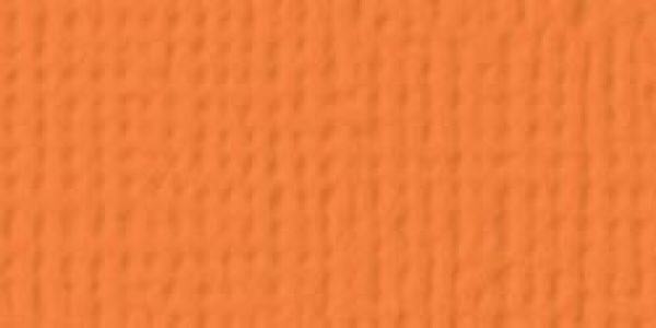 American Crafts - Cardstock - Linen Weave - Carrot