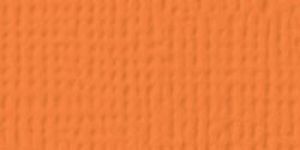 American Crafts - Cardstock - Linen Weave - Carrot