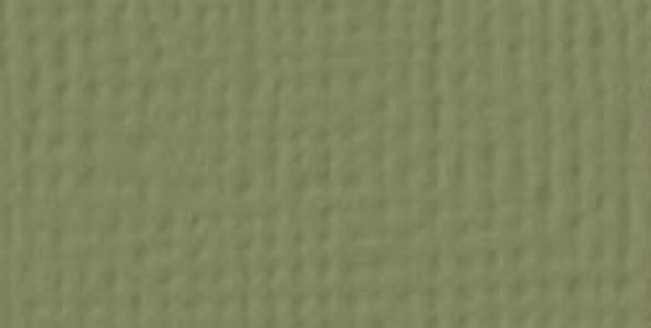 American Crafts - Cardstock - Linen Weave - Olive