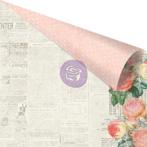 Prima Marketing Inc - Something Blue Collection - Patterned Paper - Announcement