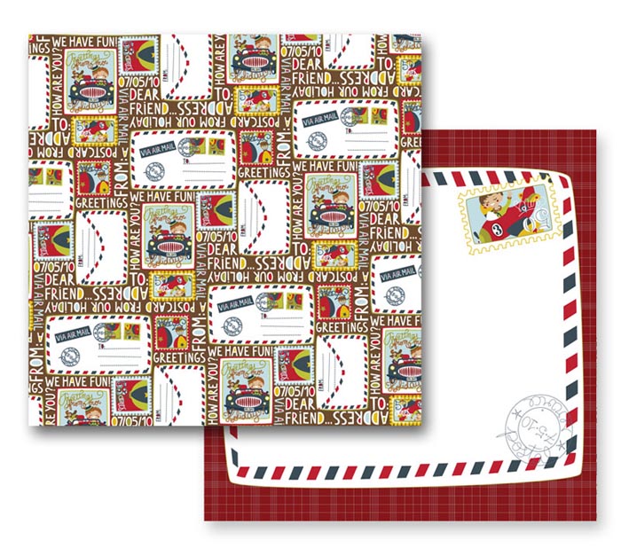 PRIMA MARKETING INC - ROAD TRIP CARDSTOCK POSTCARDS