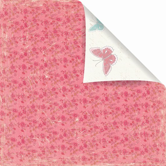 Prima Marketing Inc - Sparkling Spring Patterned Paper Berry Fresh