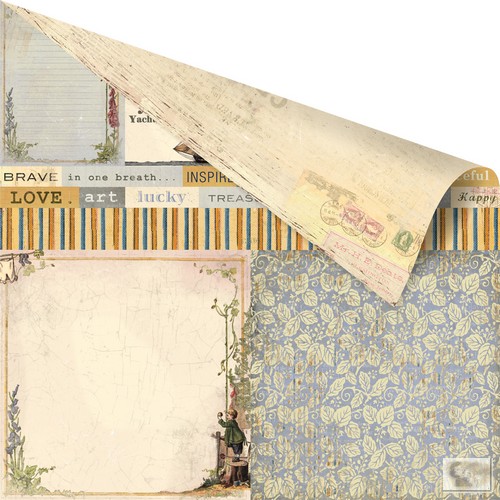 Prima Marketing Inc - Londonerry- Manor House 12 x 12 Double Sided Cardstock quality paper