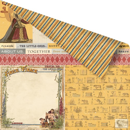 Prima Marketing Inc - Londonerry- Bradshaw 12 x 12 Double Sided Cardstock quality paper