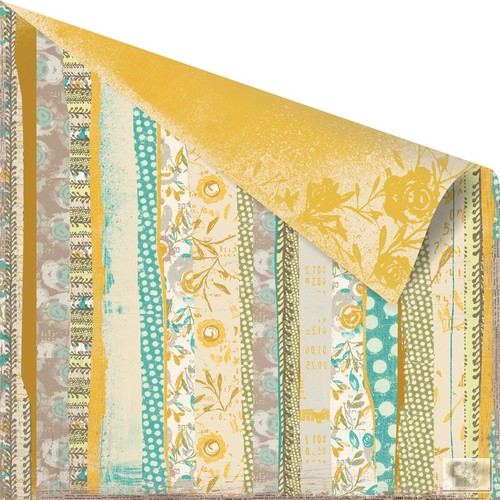 Prima Marketing Inc - Alla-Prima- Composition 12 x 12 Double Sided Cardstock quality paper